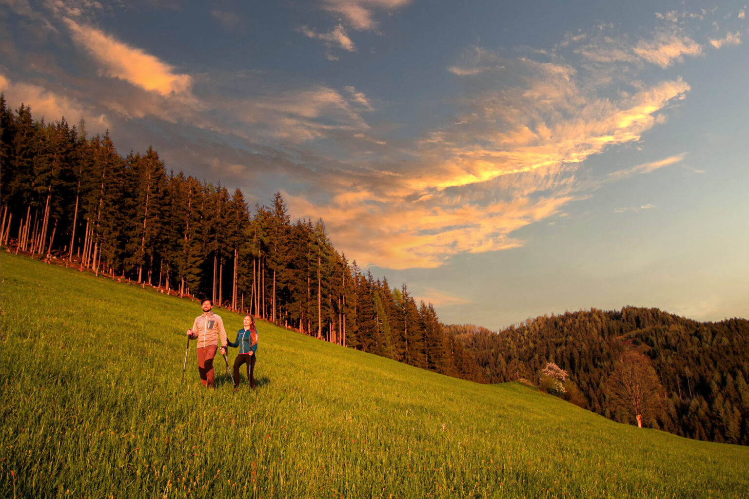 Von der Ferienwohnung aus starten viele Wanderwege.